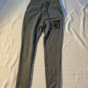 Grey Armani exchange Sweatpants. Never worn w tags